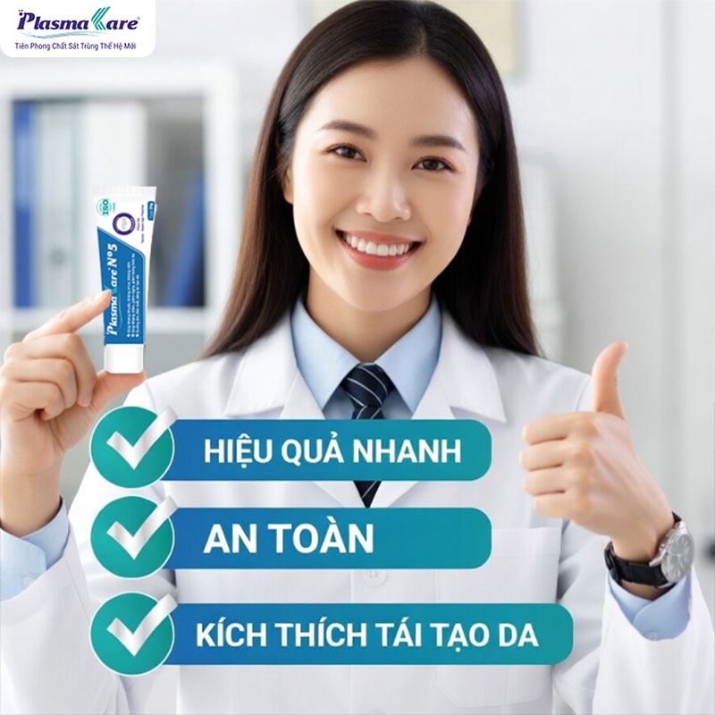 Kem Nano bạc PlasmaKare No5 - Kem bôi đa năng cho da và niêm mạc