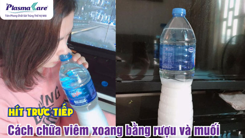 Cách sử dụng rượu ngâm muối hột trị viêm xoang
