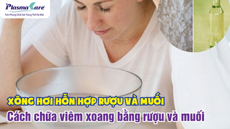 Cách sử dụng rượu ngâm muối hột trị viêm xoang