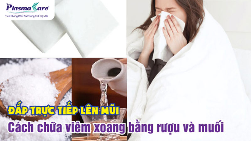 Cách sử dụng rượu ngâm muối hột trị viêm xoang