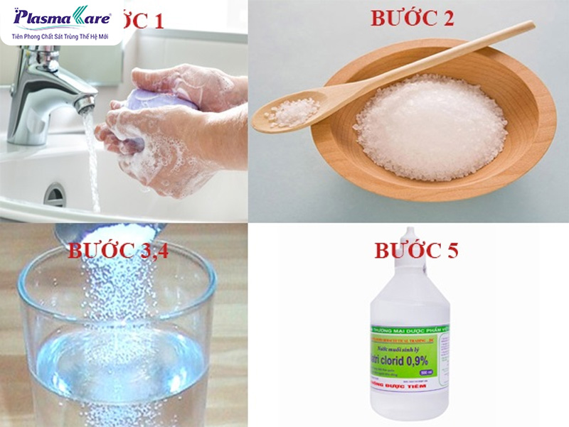 Cách pha và rửa vùng kín bằng nước muối pha loãng