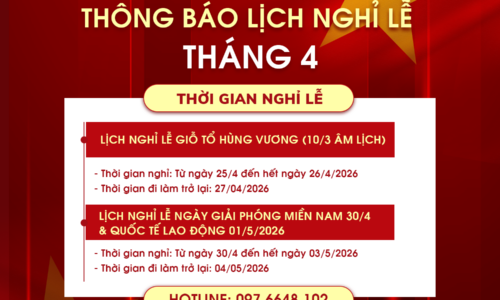 Thông báo lịch nghỉ lễ Giỗ Tổ Hùng Vương, 30/4 và 1/5 năm 2026 – Innocare Pharma