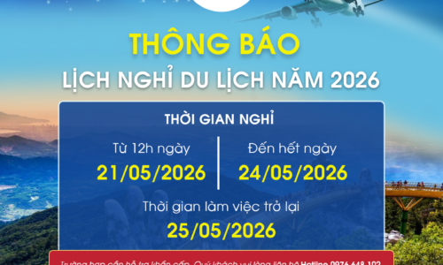 [THÔNG BÁO] LỊCH NGHỈ DU LỊCH HÈ 2026 – INNOCARE PHARMA